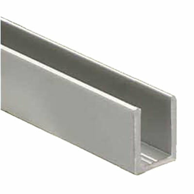 Shower Door Channels U-Channels - 12UCHBN