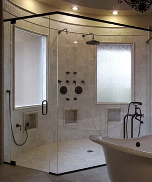 Complete Frameless Neoangle Shower Complete Frameless Neoangle Shower