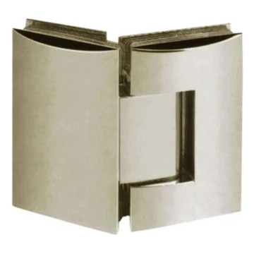 Contour 135° Glass-to-Glass Hinge Brushed Nickel