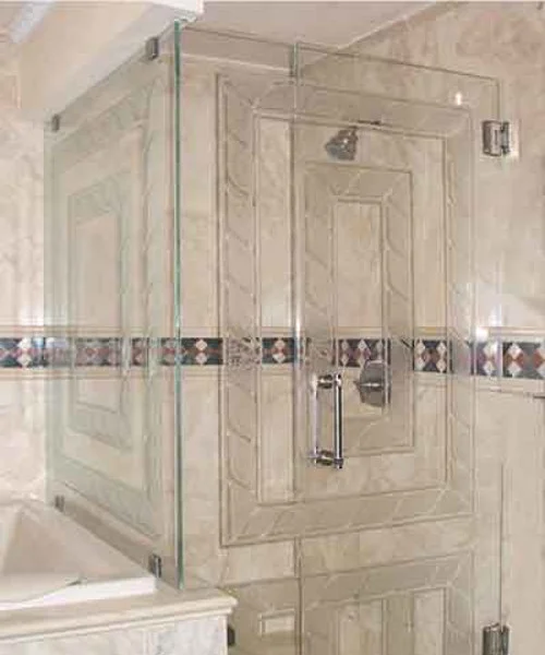 GlueChip Shower Glass - Rope