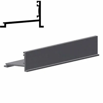 Shower Door Doors and Sliders Bottom Track - PL-CSBTBN