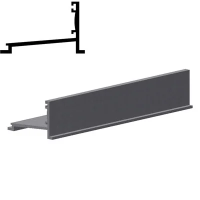 Shower Door Doors and Sliders Bottom Track - PL-CSBTBN