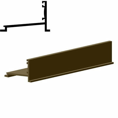 Shower Door Doors and Sliders Bottom Track - PL-CSBTORB