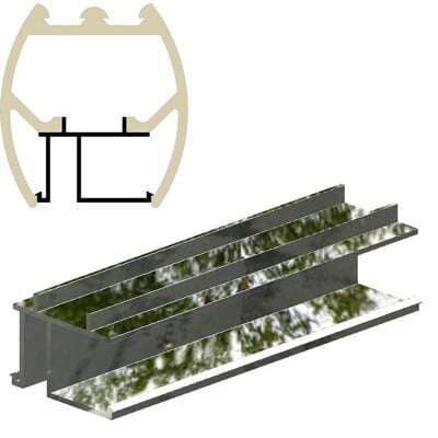 Shower Door Doors and Sliders Header Insert - PL-CSHIBA