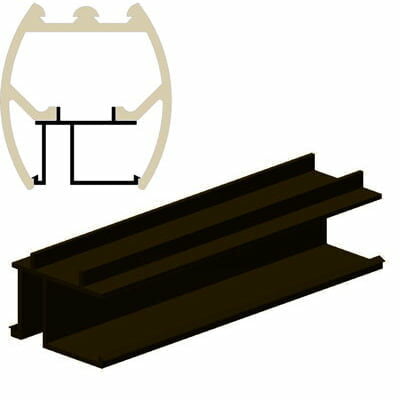 Shower Door Doors and Sliders Header Insert - PL-CSHIORB