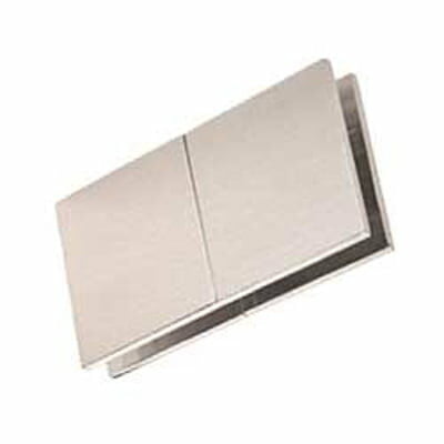 Shower Door Clamps Square Transom - PL-TSC188BN